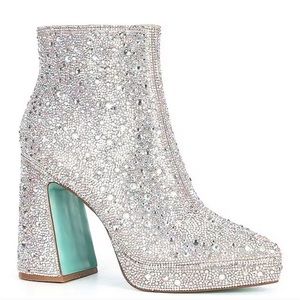 Betsey Johnson
Blue by Betsey Johnson Della Rhinestone
Platform Booties size 9
